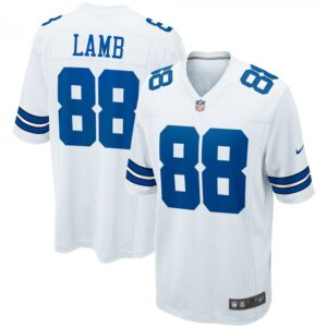 CeeDee Lamb White Dallas Cowboys Game Team