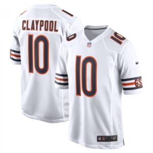Chase Claypool Chicago Bears Game Player  - White