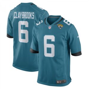 Chris Claybrooks Jacksonville Jaguars Game Player  - Teal
