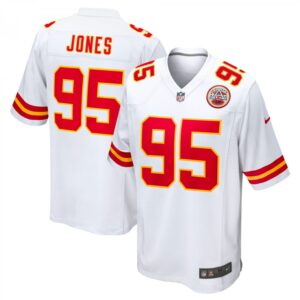 Chris Jones Kansas City Chiefs Game  - White
