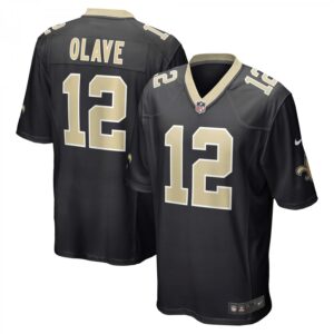 Chris Olave New Orleans Saints Game  - Black