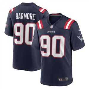 Christian Barmore Navy New England Patriots Player Game