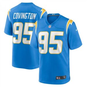 Christian Covington Powder Blue Los Angeles Chargers Game
