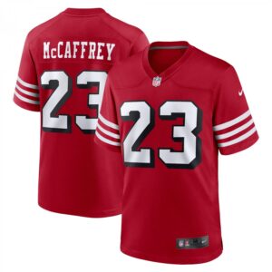 Christian McCaffrey San Francisco 49ers Alternate Game Player  - Scarlet