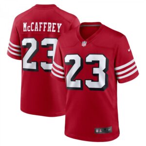 Christian McCaffrey Scarlet San Francisco 49ers Alternate Game Player