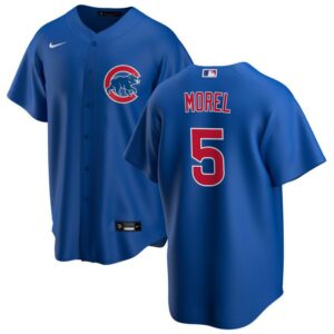 Christopher Morel Chicago Cubs Alternate Blue Premium Stitch Replica