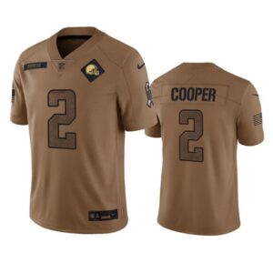 Cleveland Browns Amari Cooper 2023 Brown Salute To Service Limited Stitched