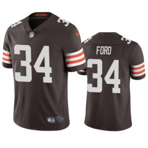 Cleveland Browns Jerome Ford Brown Vapor Stitched Game s