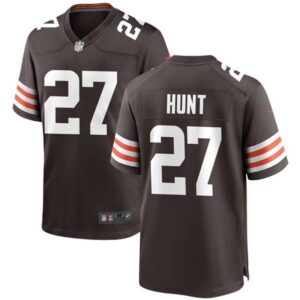 Cleveland Browns Kareem Hunt Brown Stitched Game s