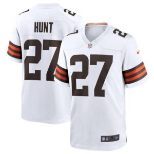 Cleveland Browns Kareem Hunt White Stitched Game s