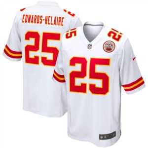 Clyde Edwards-Helaire Kansas City Chiefs Game  - White