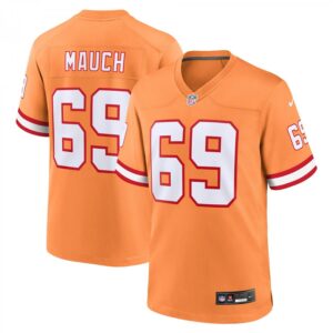 Cody Mauch Tampa Bay Buccaneers Throwback Game  - Orange