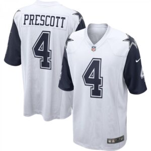 Dak Prescott White Dallas Cowboys Alternate Game