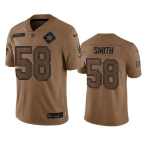Dallas Cowboys Mazi Smith 2023 Brown Salute To Service Limited Stitched