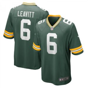 Dallin Leavitt Green Green Bay Packers Game Player