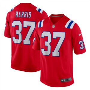 Damien Harris New England Patriots Alternate Game  - Red