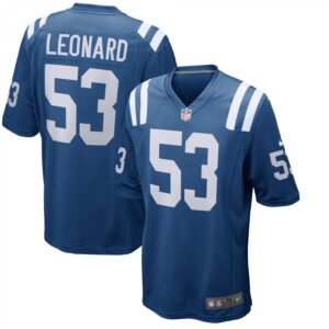 Darius Leonard Indianapolis Colts Player Game  - Royal