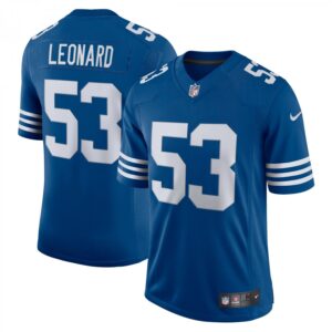 Darius Leonard Royal Indianapolis Colts Alternate Vapor Limited