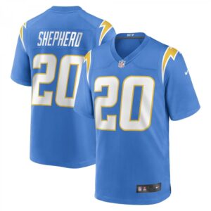 Darrius Shepherd Powder Blue Los Angeles Chargers Game