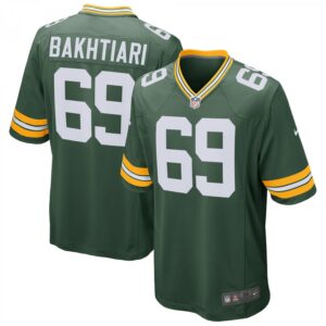 David Bakhtiari Green Green Bay Packers Game Player