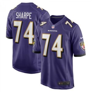 David Sharpe Purple Baltimore Ravens Game Player