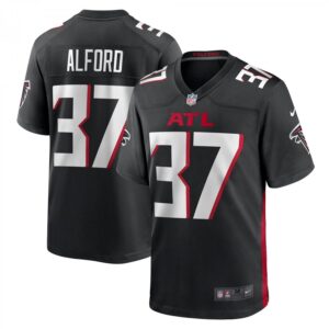 Dee Alford Black Atlanta Falcons Player Game