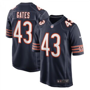 DeMarquis Gates Navy Chicago Bears Game Player