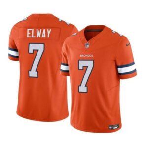 Denver Broncos John Elway Orange 2023 Vapor Untouchable Stitched s