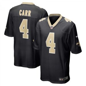 Derek Carr New Orleans Saints Game  - Black