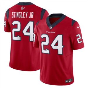 Derek Stingley Jr. Houston Texans Vapor F.U.S.E. Limited  - Red