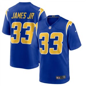 Derwin James Royal Los Angeles Chargers 2nd Alternate Game