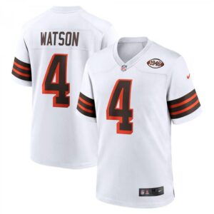 Deshaun Watson White Cleveland Browns Alternate Game