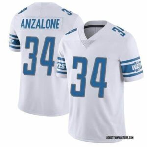 Detroit Lions Alex AnzaloneWhite Vapor Untouchable Limited Stitched s