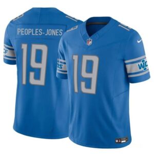 Detroit Lions Donovan Peoples-Jones Blue 2023 Vapor Untouchable Limited Stitched s