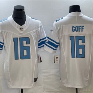 Detroit Lions Jared Goff White 2023 Vapor Untouchable Limited Stitched s