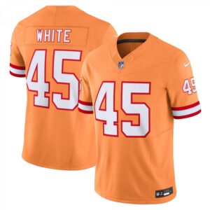 Devin White Tampa Bay Buccaneers Vapor F.U.S.E. Limited  - Orange