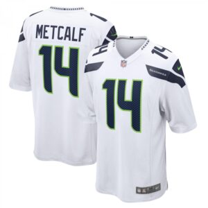 DK Metcalf Seattle Seahawks Game  - White