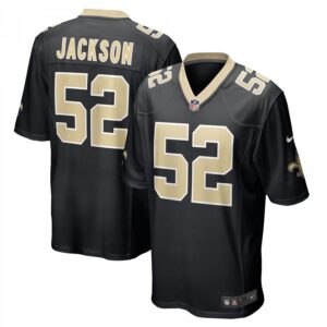 D'Marco Jackson Black New Orleans Saints Game Player