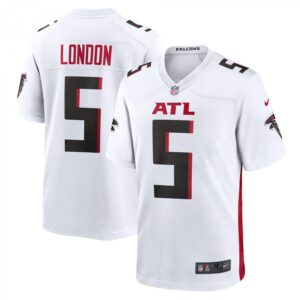 Drake London White Atlanta Falcons Away Game Player
