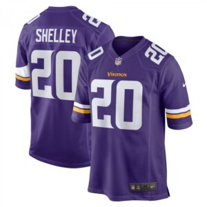 Duke Shelley Purple Minnesota Vikings Home Game Player