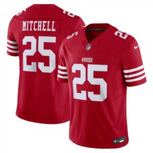 Elijah Mitchell San Francisco 49ers Vapor F.U.S.E. Limited  - Scarlet