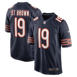 Equanimeous St. Brown Navy Chicago Bears Game Player