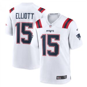 Ezekiel Elliott White New England Patriots Game Player