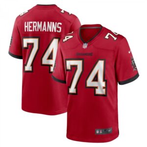 Grant Hermanns Red Tampa Bay Buccaneers Home Game Player
