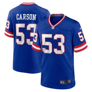 Harry Carson New York Giants Classic Retired Player Game  - Royal
