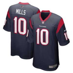 Houston Texans Davis Mills Player Game  Navy