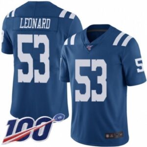 Indianapolis Colts Darius Leonard Game Vapor  Blue