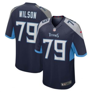 Isaiah Wilson Tennessee Titans Game  - Navy