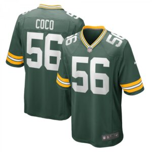 Jack Coco Green Green Bay Packers Game Player