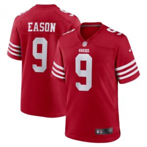 Jacob Eason Scarlet San Francisco 49ers Home Game Player